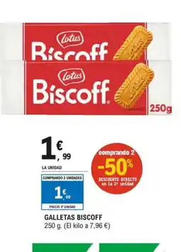 E.Leclerc Galletas biscoff oferta
