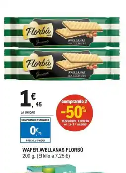 E.Leclerc Wafer avellanas florbú oferta