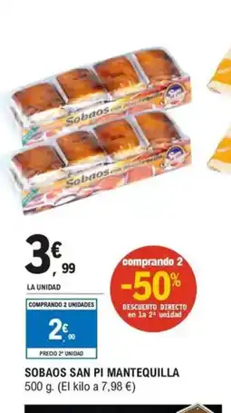 E.Leclerc Sobaos san pi mantequilla oferta