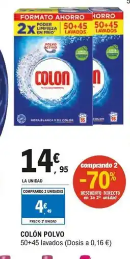 E.Leclerc Colón polvo oferta