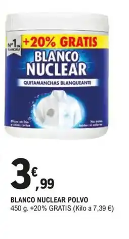 E.Leclerc Blanco nuclear polvo oferta
