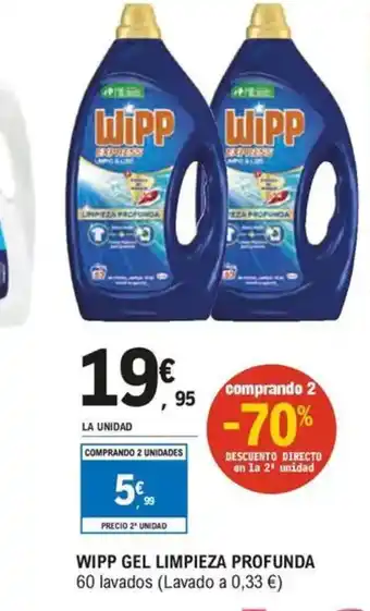 Wipp gel limpieza profunda