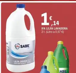 E.Leclerc Ifa lejía lavadora oferta