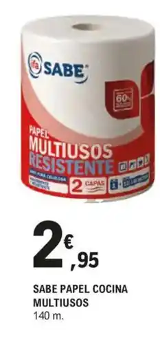 E.Leclerc Sabe papel cocina multiusos oferta