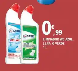 E.Leclerc Limpiador wc azul, lejia o verde oferta