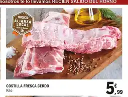 E.Leclerc Costilla fresca cerdo oferta