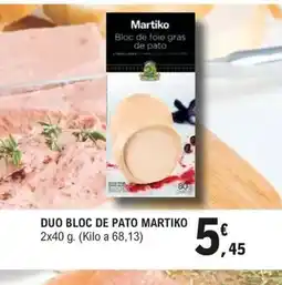 E.Leclerc Duo bloc de pato martiko oferta