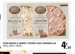 E.Leclerc Pizza bianca o jamón y cherry casa tarradellas oferta