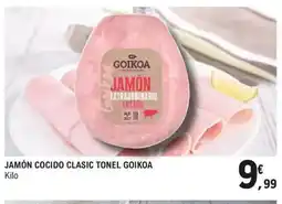 E.Leclerc Jamón cocido clasic tonel goikoa oferta
