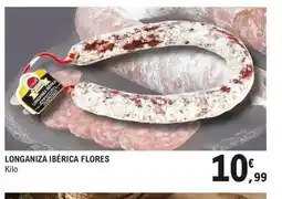 E.Leclerc Longaniza ibérica flores oferta