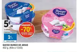 E.Leclerc Queso burgo de arias oferta