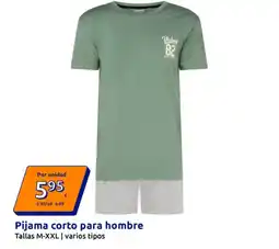 Action Pijama corto para hombre oferta