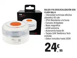 E.Leclerc Baliza v16 geolocalización sos flash bal/4 oferta