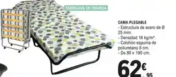 E.Leclerc Cama plegable oferta