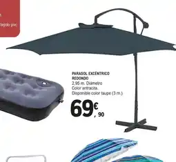 E.Leclerc Parasol excéntrico redondo oferta