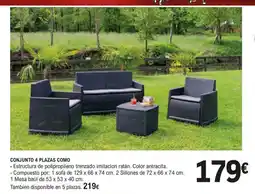E.Leclerc Conjunto 4 plazas como oferta