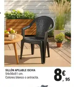 E.Leclerc Sillón apilable ischia oferta