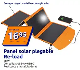 Action Panel solar plegable Re-load oferta