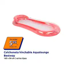 Action BESTWAY Colchoneta hinchable Aqualounge oferta