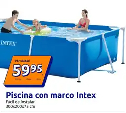 Action INTEX Piscina con marco oferta
