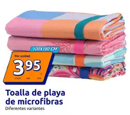 Action Toalla de playa de microfibras oferta