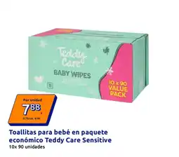 Action Toallitas para bebé en paquete económico Teddy Care Sensitive oferta