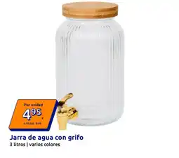 Action Jarra de agua con grifo oferta