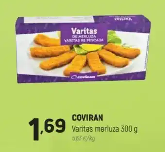 Coviran Coviran Varitas Merluza 300 g oferta
