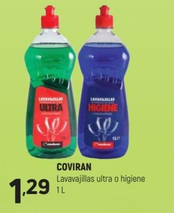 Coviran Coviran Lavavajillas Ultra o Higiene 1 L oferta