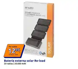 Action RE-LOAD Batería externa solar oferta