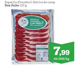 Sorli DON JULIO Espatlla d'enceball ibèrica de camp oferta