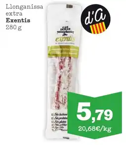 Sorli EXENTIS Llonganissa extra oferta