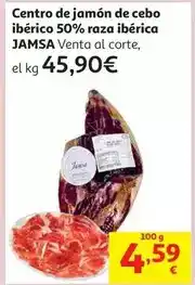 Alcampo Jamon iberico cebo 50% r.iber.jamsa. lonch oferta