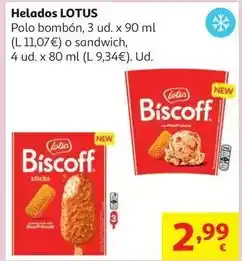 Alcampo Lotus polo bombon 3x90 ml 270g oferta