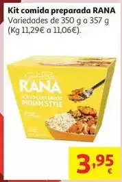 Alcampo Kit arroz con pollo indian style rana 351g oferta
