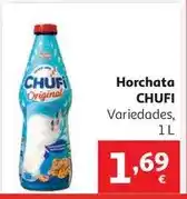 Alcampo Horchata chufi botella 1l oferta