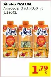 Alcampo Bifrutas tropical pascual x3 330ml oferta