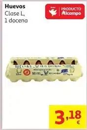 Alcampo Huevo gall. sueltas gallinero l auchan 1 doc oferta