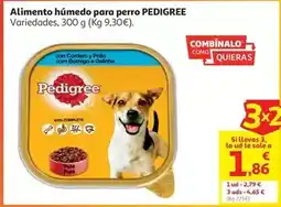 Alcampo Al.perro tarrina humedo pollo pedigree 300 g oferta
