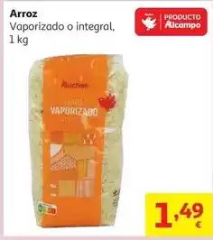 Alcampo Arroz vaporizado auchan 1 kg oferta