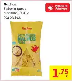Alcampo Nachos fritos clasicos auchan 300 g oferta