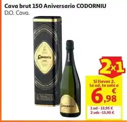 Alcampo Codorniu - cava brut 150 aniversario oferta