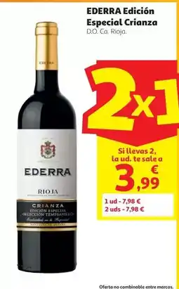 Alcampo Ederra - edición especial crianza oferta