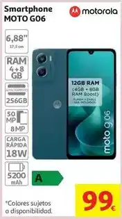 Alcampo Motorola - smartphone moto g06 oferta