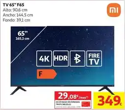 Alcampo Xiaomi - tv 65 f65 oferta