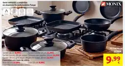 Alcampo Sarten aluminio forjado 18cm fuego monix oferta