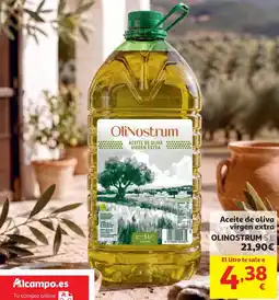 Alcampo Olinostrum - aceite de oliva virgen extra oferta