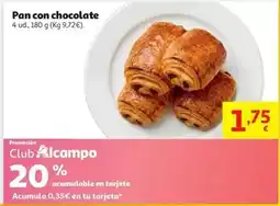Alcampo Pan con chocolate oferta