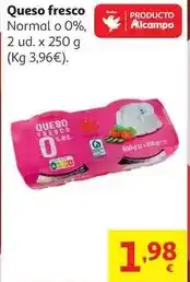 Alcampo Queso fresco oferta