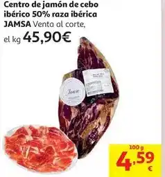 Alcampo Jamsa - centro de jamón de cebo iberico 50% raza iberica oferta